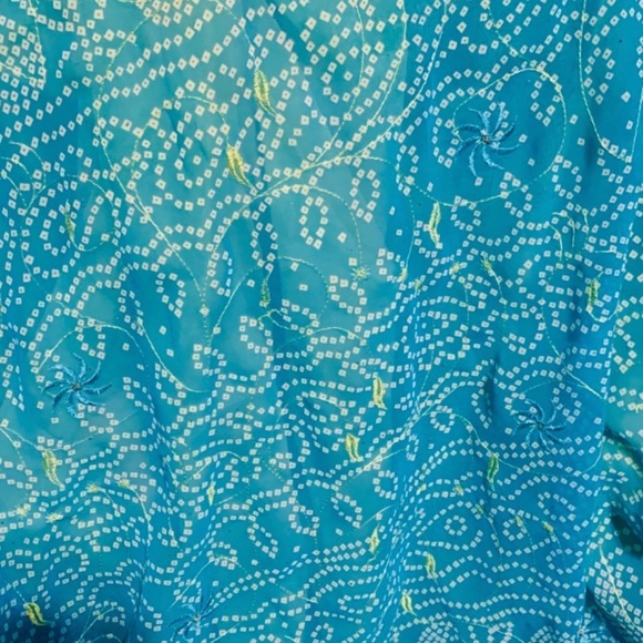 Badhani sari with matching blouse size L - Picture 4 of 11